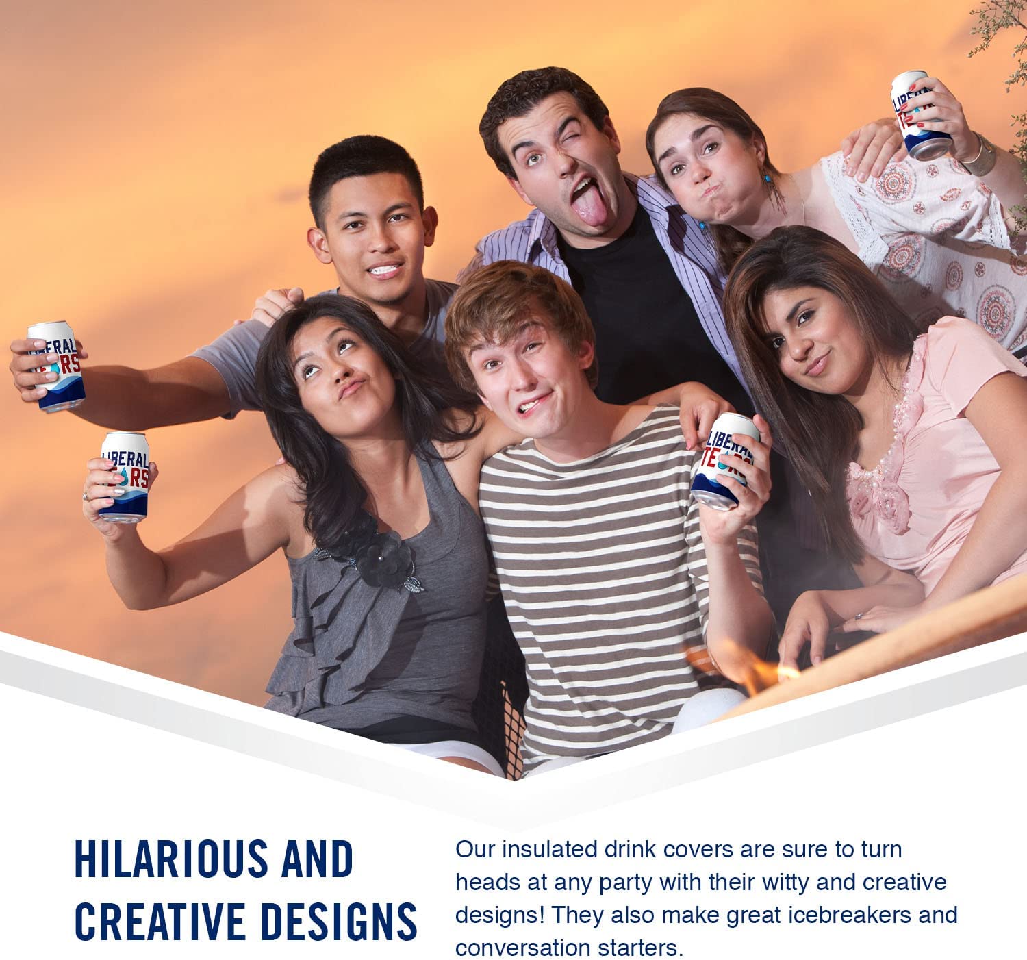 Liberal Tears Beersy Hide-a-Beer Can Cooler